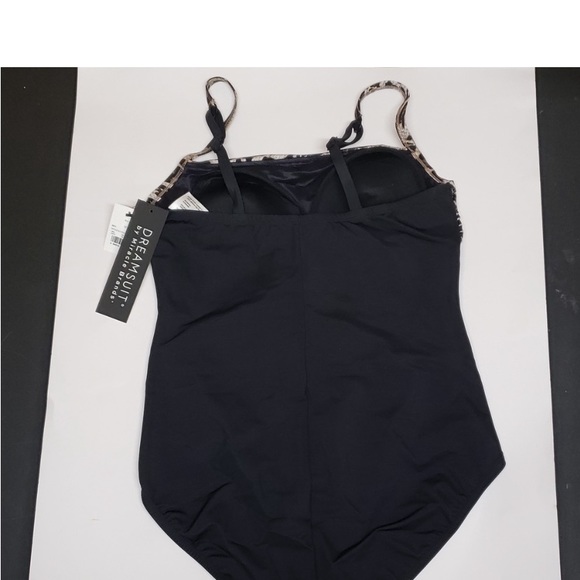 NEW! Leopard Print Tummy Control Slimming 1pc Swimsuit. Dreamsuit Animal Print - Picture 5 of 11